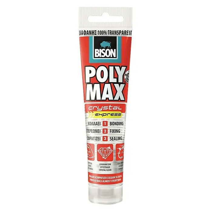 Bison Poly Max Montažno ljepilo - 115 g, Tuba - Pogled sprijeda