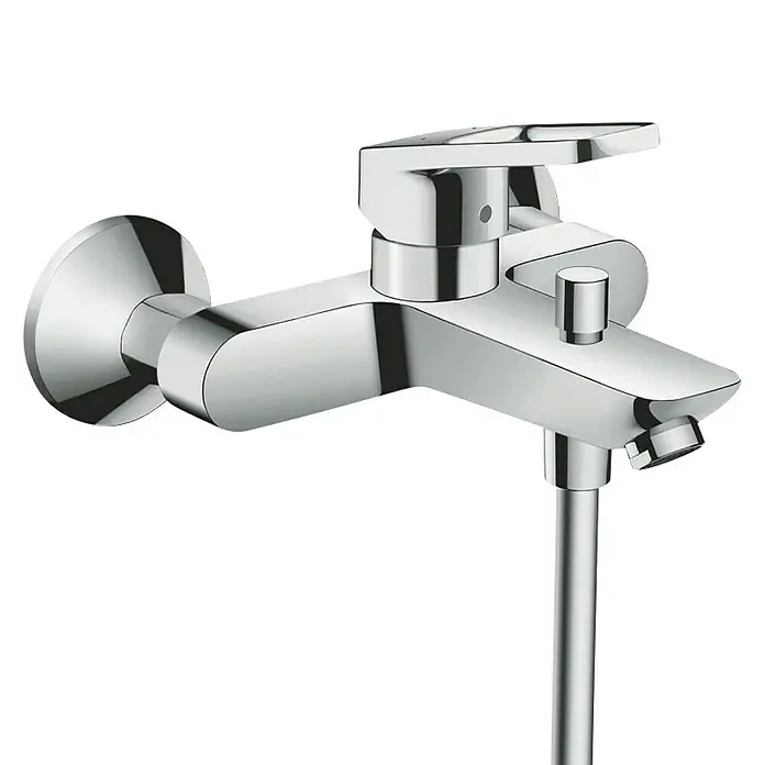 Hansgrohe Logis Loop Slavina za kadu - Krom, Sjaj - Dijagonalni pogled