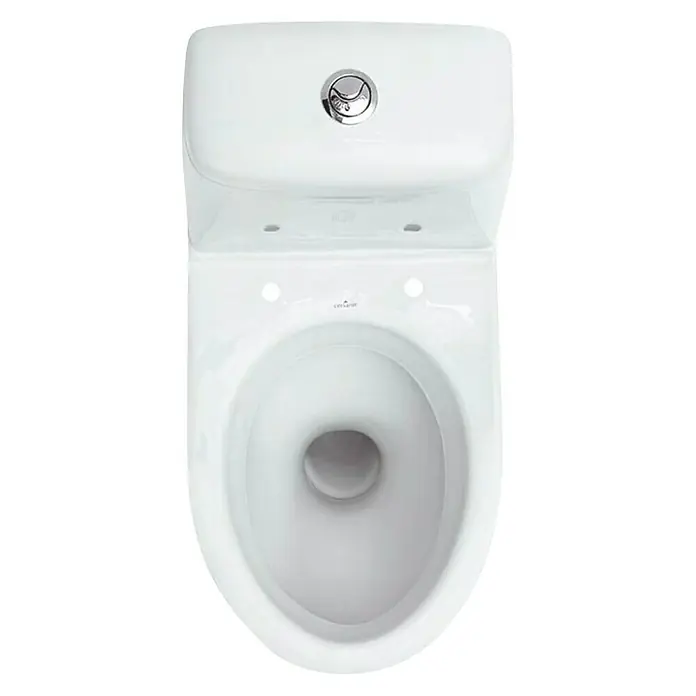 Cersanit WC monoblok Roma Baltik - 625 x 355 x 755 mm, Keramika, Bijele boje - Pogled s gornje strane