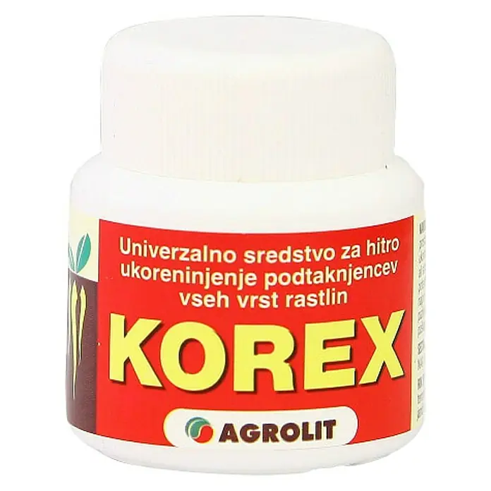 Sredstvo za ukorijenjivanje bilja Korex -  - Pogled sprijeda