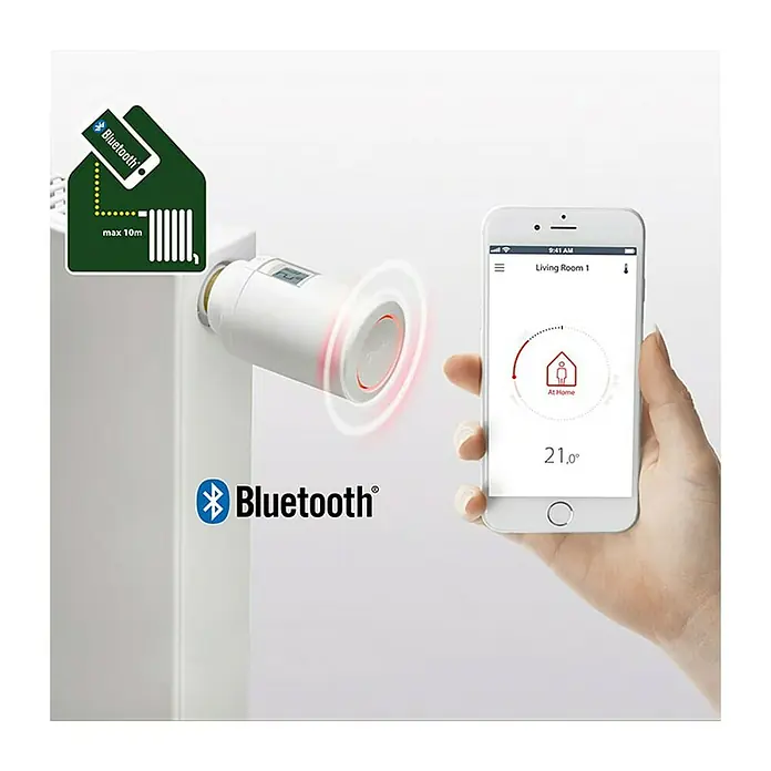 Danfoss Radijatorska termostatska glava Eco Home, Bluetooth - LCD zaslon - Proizvod u upotrebi