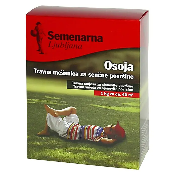 Sjeme trave za sjenovite položaje Osoja - 1 kg, 40 m² - Dijagonalni pogled