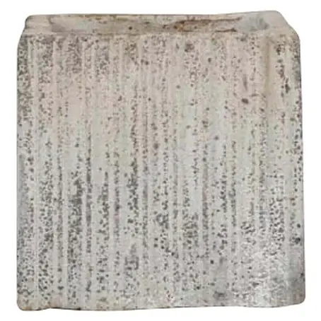 Plastična žardinjera Cube Deep Sea  Antik White