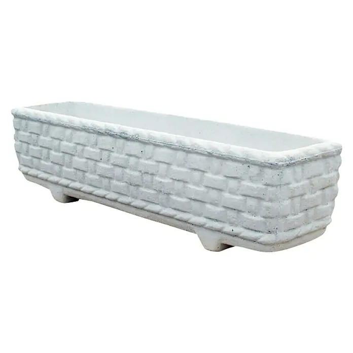 Žardinjera za cvijeće - D x Š x V: 90 x 24 x 24 cm - Dijagonalni pogled