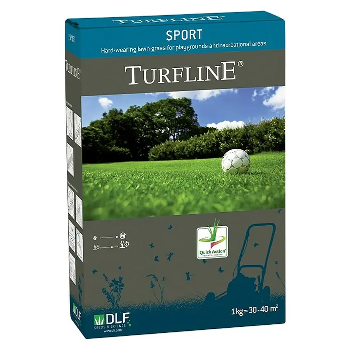 DLF Sjeme za travu za igrališta i sportske travnjake Turfline Sport - 1 kg - Dijagonalni pogled