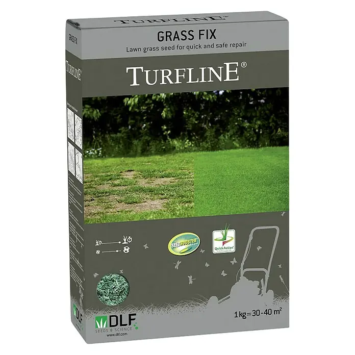 DLF Sjeme za travu za igrališta i sportske travnjake Turfline Grass fix - 1 kg - Dijagonalni pogled