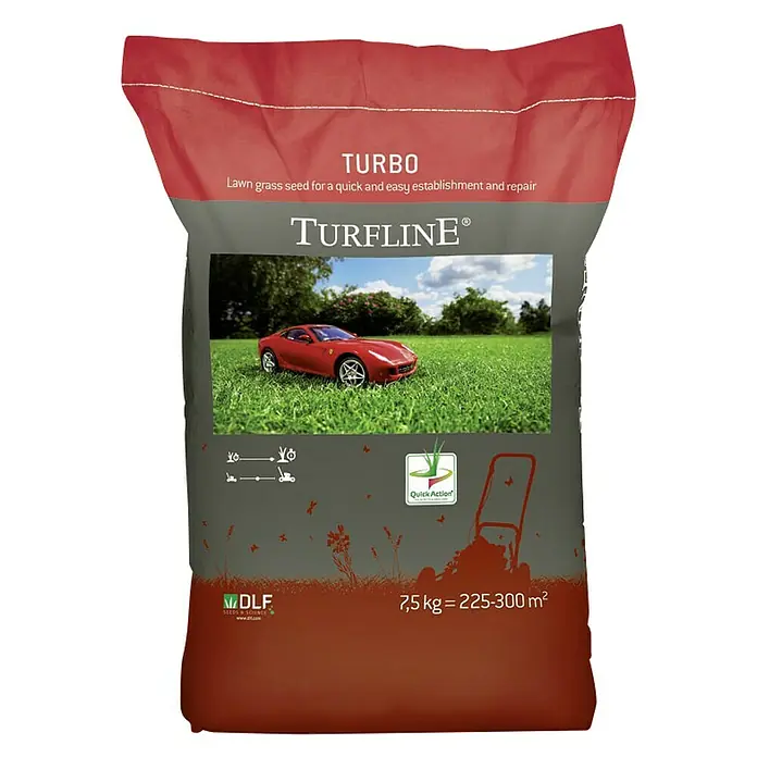 DLF Sjeme za travu za igrališta i sportske travnjake Turfline Turbo - 7,5 kg - Pogled sprijeda
