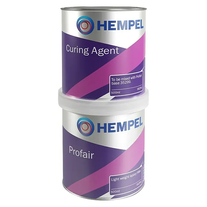 Hempel Dvokomponentni kit - 1 l, Plave boje, Svilenkasti mat - Pogled sprijeda