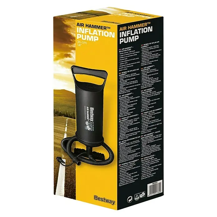Bestway Ručna pumpa za zrak Air Hammer - Plastika - Dijagonalni pogled