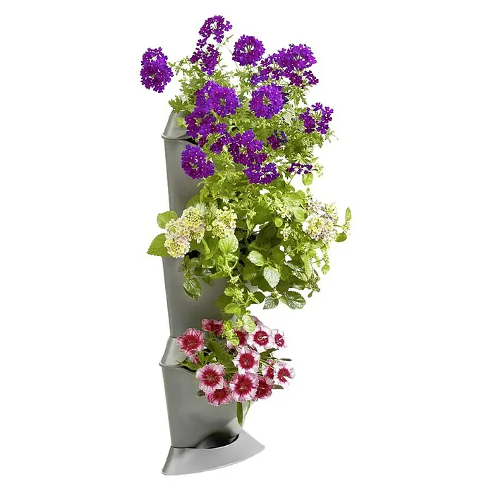 Gardena Set posude za cvijeće NatureUp - D x Š x V: 17 x 17 x 54 cm - Dijagonalni pogled