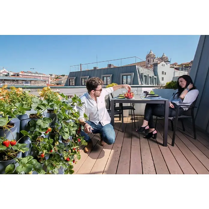 Gardena Set posude za cvijeće , vertikalni - D x Š x V: 65 x 15 x 54 cm - Proizvod u upotrebi