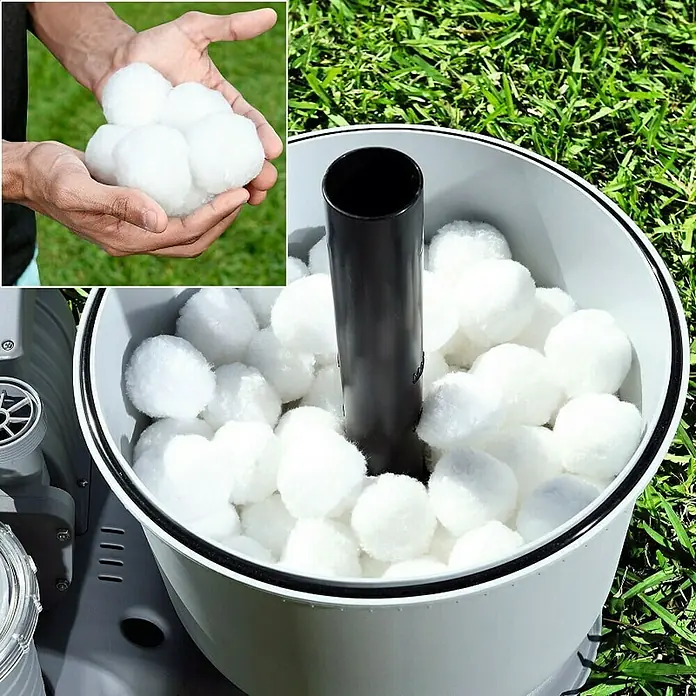Bestway Flowclear Kuglice za filtere - Polietilen - Proizvod u upotrebi