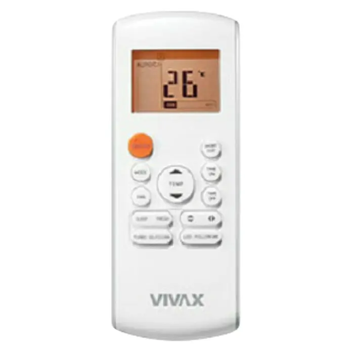 Vivax Inverterski klima-uređaj ACP-12CH35AEQI - Maksimalni kapacitet hlađenja po uređaju u W: 3.500 W, Maksimalna snaga grijanja u W: 3.800 W, R32 - Pogled s gornje strane