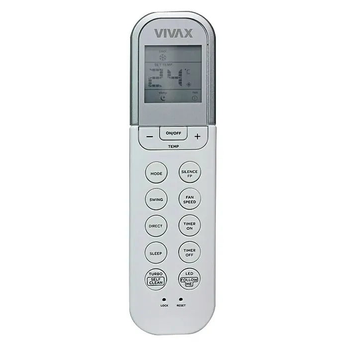 Vivax Inverterski klima-uređaj ACP-12CH35AERI - Maksimalni kapacitet hlađenja po uređaju u W: 3.500 W, Maksimalna snaga grijanja u W: 3.800 W, R32 - Pogled sprijeda
