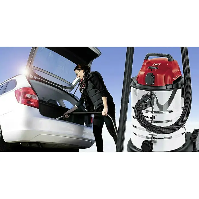 Einhell Usisivač za mokro i suho usisavanje TC-VC 1930 SA - 1.500 W, Zapremina spremnika: 30 l - Proizvod u upotrebi