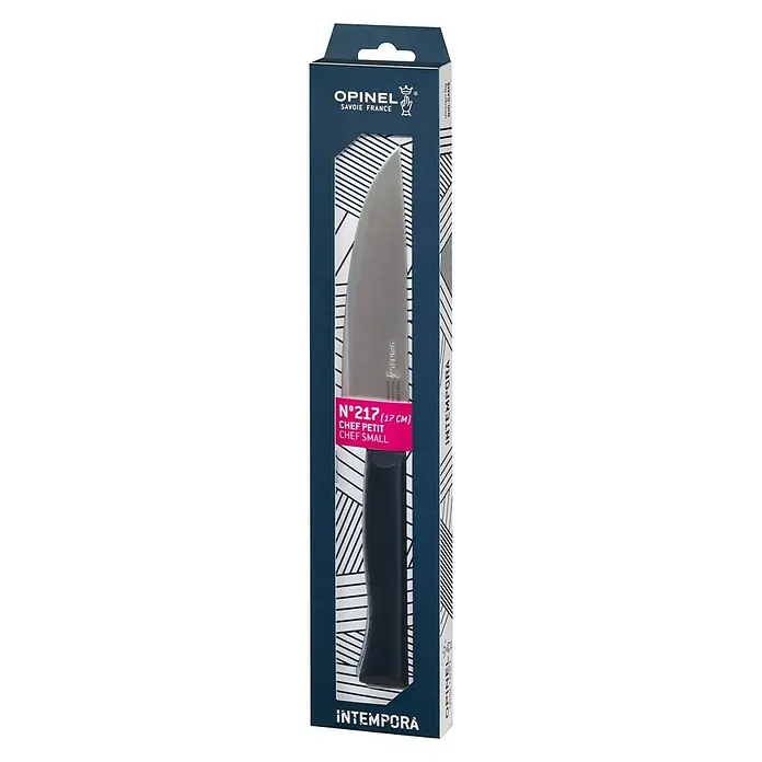 Opinel Intempora II Chefmesser - Klingenlänge: 170 mm, Blau - Vorderansicht