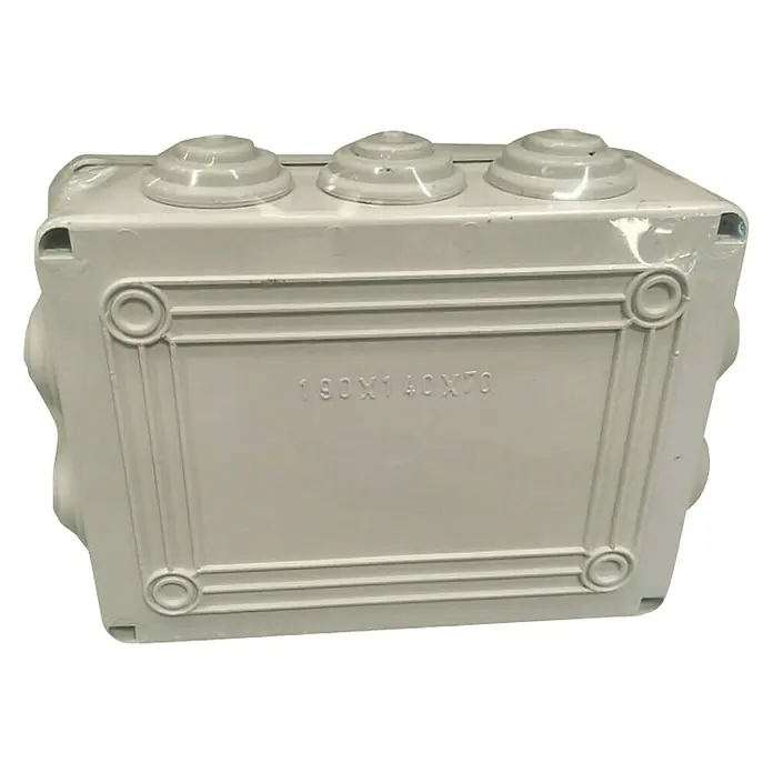 Exteh Nadžbukna razvodna kutija - D x Š x V: 7 x 19 x 14 cm, IP55 - Dijagonalni pogled