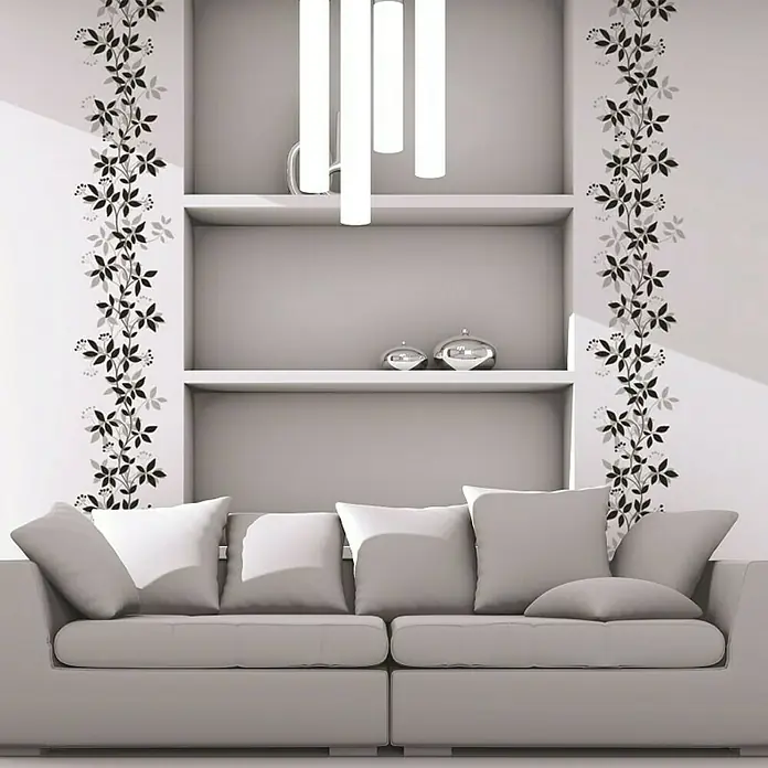 Dekorativna naljepnica Romantic Flowers - 30 x 200 cm - Živopisni prikaz