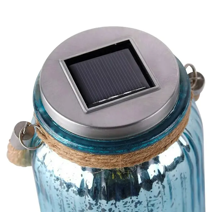 LeuchtenDirekt Solarna viseća svjetiljka - 0,06 W, Ø x V: 11 cm x 115 mm, IP44, LED - Dijagonalni pogled