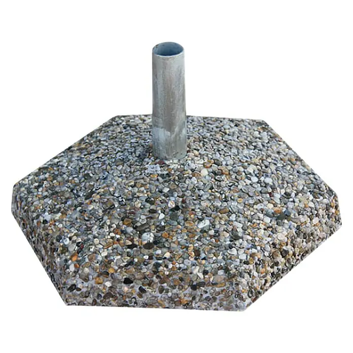 Stalak za suncobran - Promjer: 50 cm, Za promjer cijevi: 25 mm - 35 mm - Pogled odozgo
