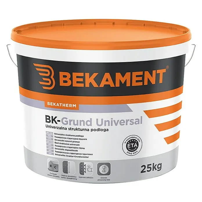 Bekament Temeljni premaz BK-Grund Universal - 25 kg - Pogled sprijeda