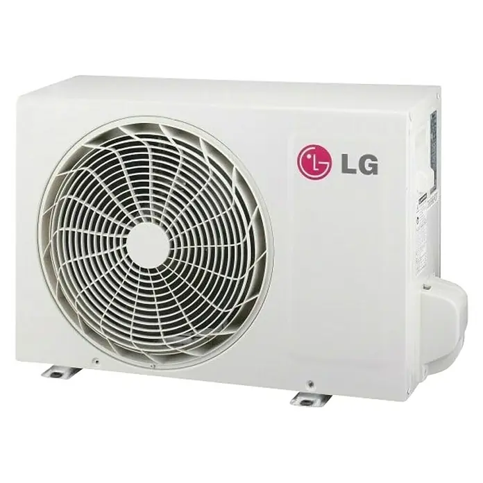 LG Inverterski klima-uređaj S18EQ - Maksimalni kapacitet hlađenja po uređaju u W: 5.000 W, Maksimalna snaga grijanja u W: 5.800 W, R32 - Dijagonalni pogled