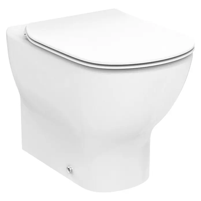 Ideal Standard Stajaća WC školjka Aquablade - Keramika, Bijele boje, Sjaj - Dijagonalni pogled