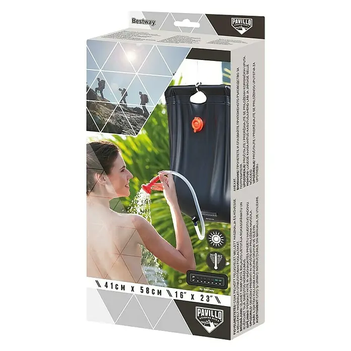 Solarni tuš Pro Shower - Š x V: 41 x 58 cm - Dijagonalni pogled