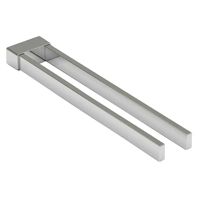 Držač ručnika za ruke Nex - Širina: 43 cm, Metal, Mat - Dijagonalni pogled