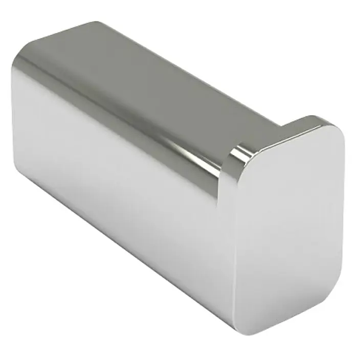 Kupaonska kukica za ručnik Nex - 1 Kom., Metal, Srebrne boje - Dijagonalni pogled