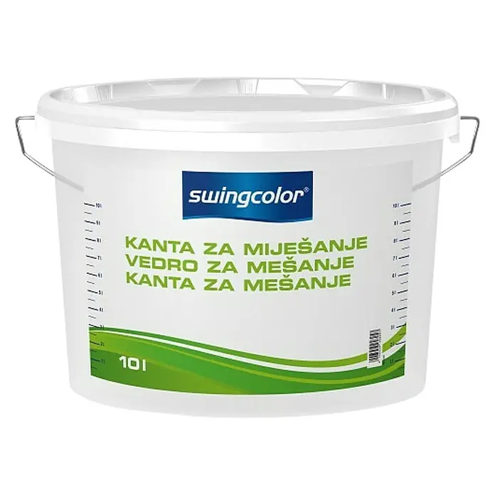 swingcolor Kanta za miješanje - 10 l - Pogled sprijeda