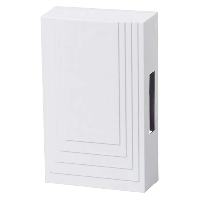 Heidemann Zvono za vrata s 2 tona - D x Š x V: 170 x 105 x 50 mm, 82 dB, Bijele boje, Plastika - Dijagonalni pogled