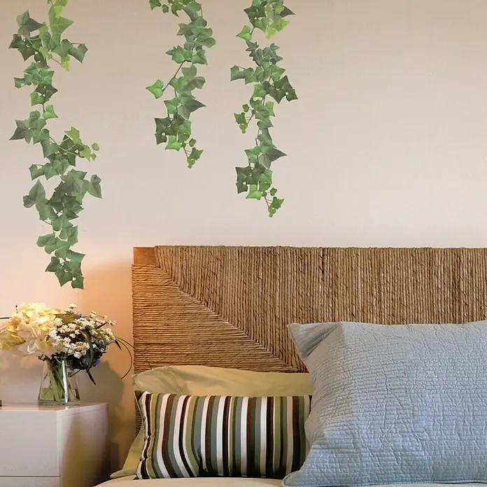 Adhesivos decorativos Hiedra Verde - Lámina autoadhesiva, 31 x 31 cm, Verde - Foto ambiente