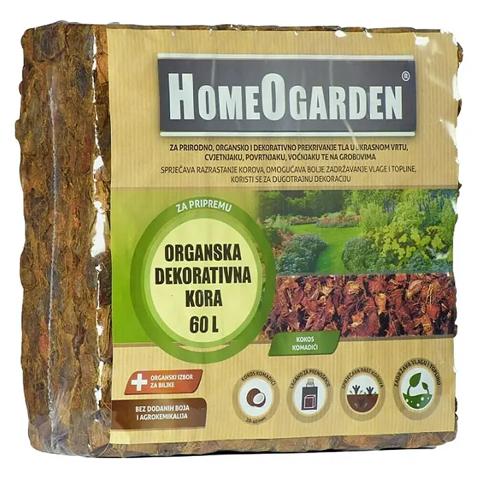 HomeOgarden Ukrasna kora od drveta - 60 l - Dijagonalni pogled