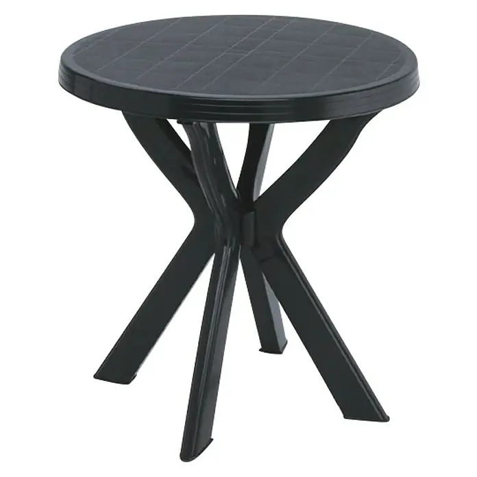 Vrtni stol Don - Ø x V: 70 x 72 cm, Antracit - Dijagonalni pogled