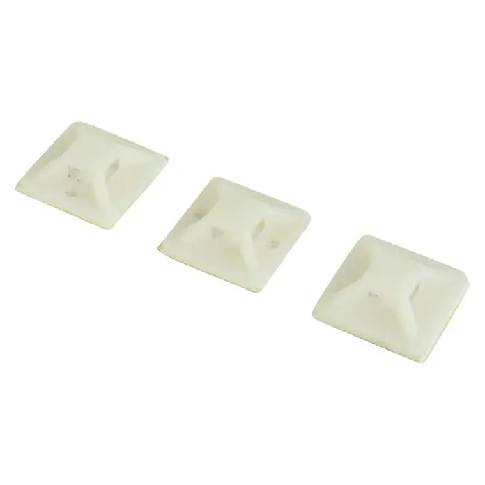Voltomat Befestigungssockel - Weiß, L x B: 20 x 20 mm, 50 Stk. - Ansicht von oben