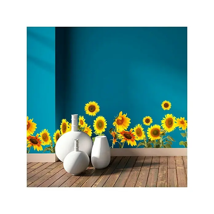 Dekorativna naljepnica Sunflowers - 200 x 30 cm - Živopisni prikaz