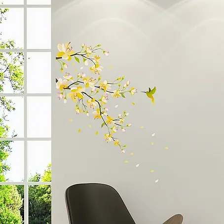 Dekorativna naljepnica Yellow Branch