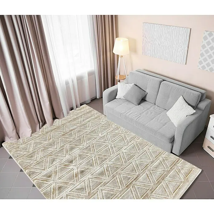 Alfombra Martina - Beige, 230 x 160 cm - Foto ambiente
