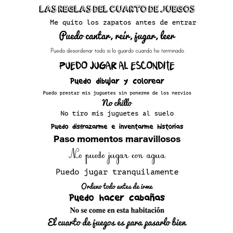 Adhesivos decorativos Juegos