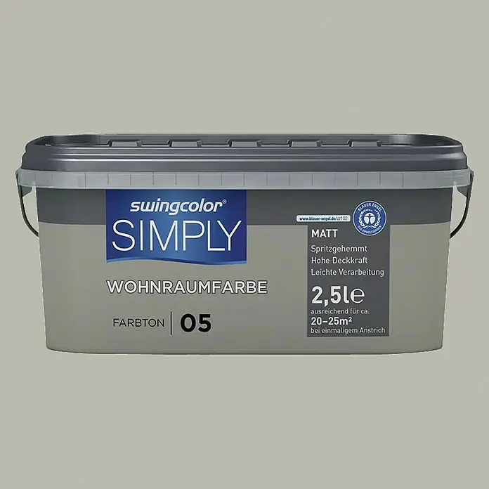 swingcolor Unutarnja disperzijska boja Simply - Bež boje, 2,5 l - Pogled sprijeda