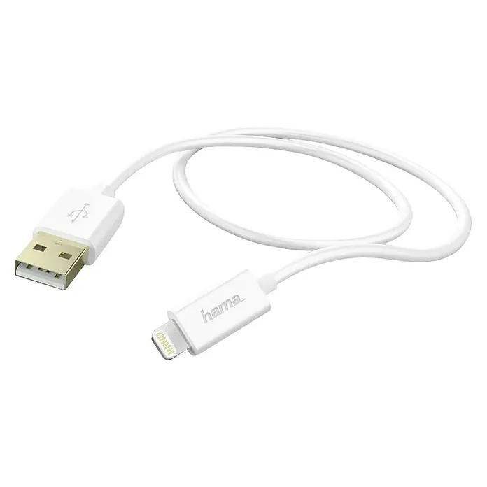 Hama Cable USB Lightning - 1,5 m, Blanco - Vista angular