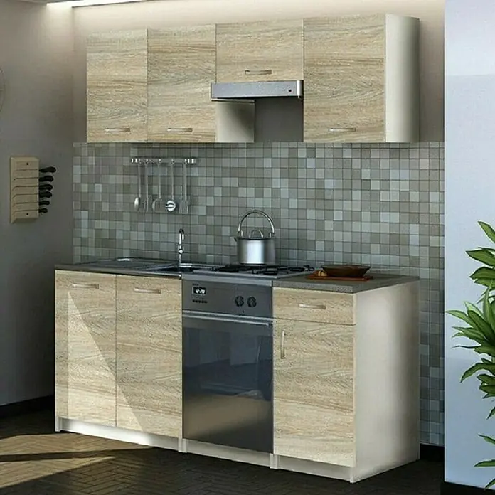 Kuhinjski komplet Eco 180 cm - Širina: 180 cm - Živopisni prikaz