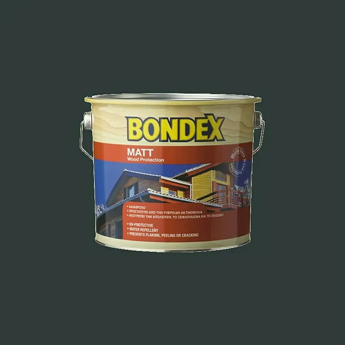 Bondex Lazura za zaštitu drva - Ebanovina, 750 ml, Mat - Detaljan prikaz