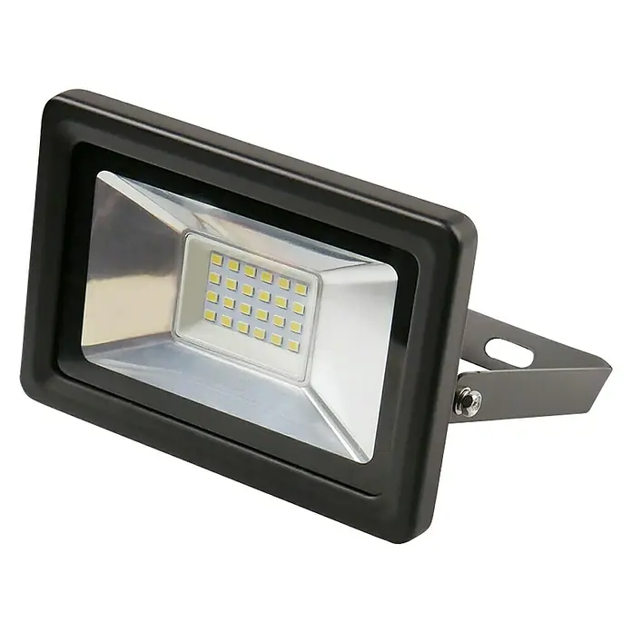 LED reflektor - 20 W, Crne boje, IP65 - Dijagonalni pogled