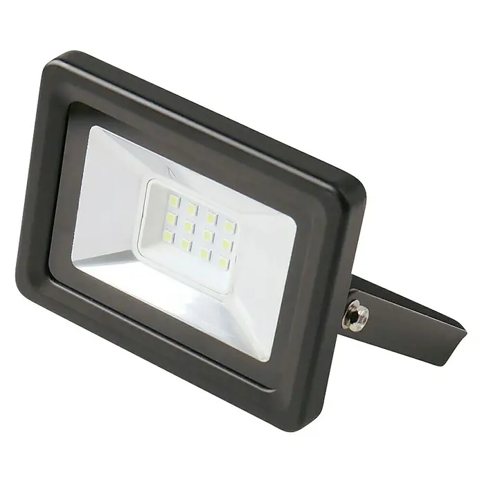LED reflektor - 10 W, Crne boje, IP65 - Dijagonalni pogled
