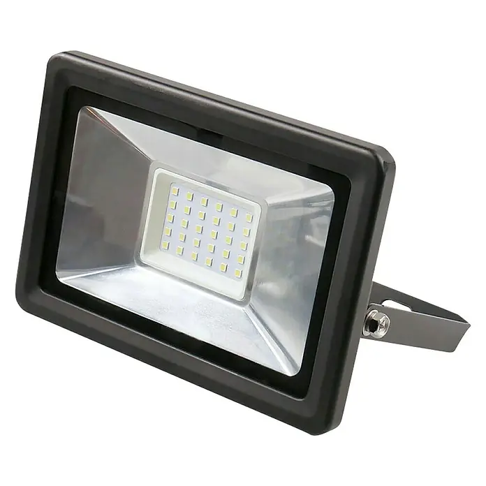 LED reflektor - 30 W, Crne boje, IP65 - Dijagonalni pogled