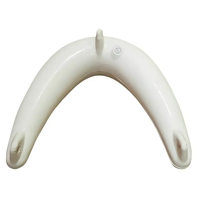 Pramčani bokobran "Brk" - D x Š: 300 x 445 mm, Bijele boje - Pogled odozgo