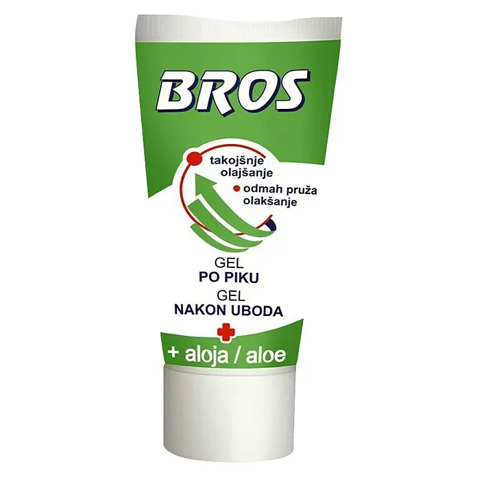 Bros Gel za njegu kože nakon uboda insekata - 35 ml, Spremno za primjenu - Pogled sprijeda