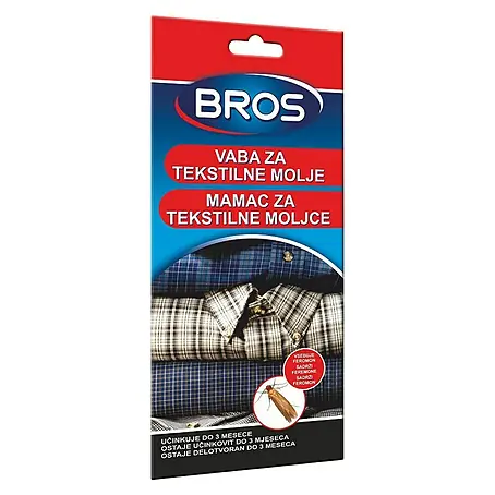 Bros  Zamka za moljce na odjeći i tekstilu